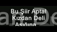 Aptal Kızdan Deli Aşığına Özür Şiiri