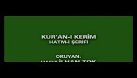 Hafız İlhan Tok Hatim Kuranı Kerim Cüz  24